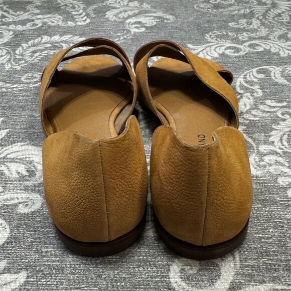 Lucky Brand Women's Beige Flat Sandal Size 9.5 Casual Open Toe - Picture 5 of 7
